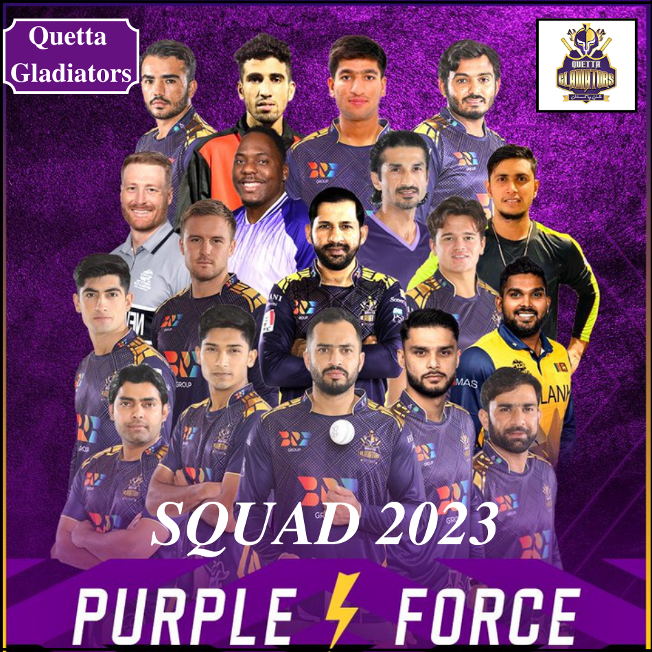 Quetta Gladiators Squad